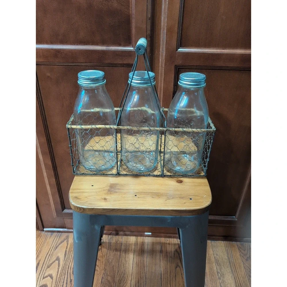 Fritta del Prato Glass Bottles retro wire